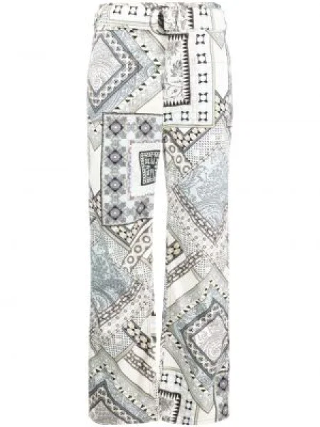 Pantaloni Etro cu imagine alb