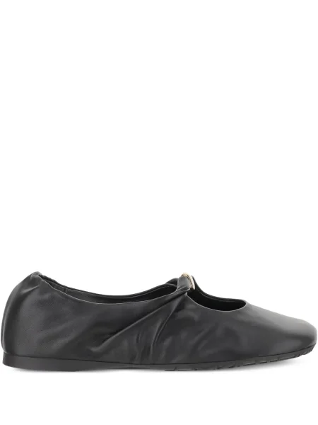 Balerini Loewe din piele negru