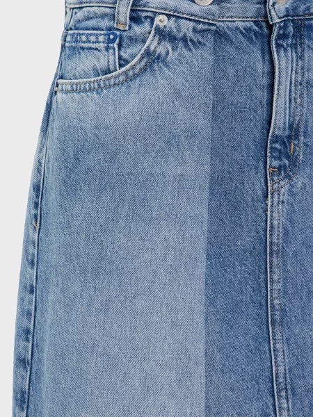 Джинсова спідниця Karl Lagerfeld Jeans синій