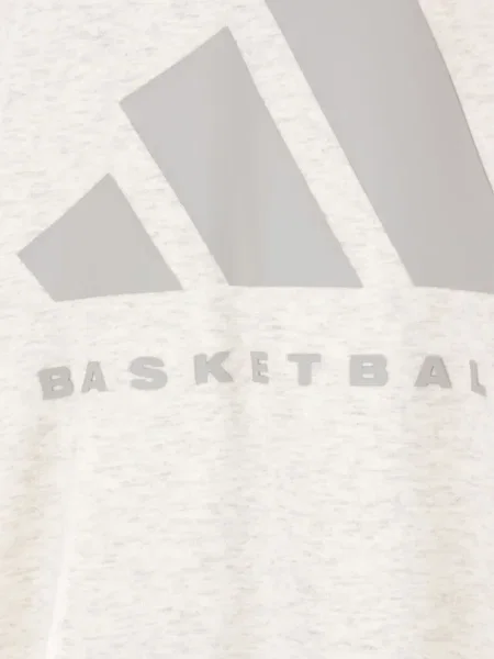 Zomšinis raštuotas džemperis Adidas balta
