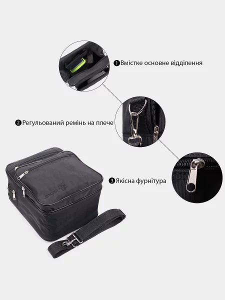 Сумка через плечо Fabra черная