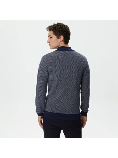 Lacoste Sweter Lacoste granatowy