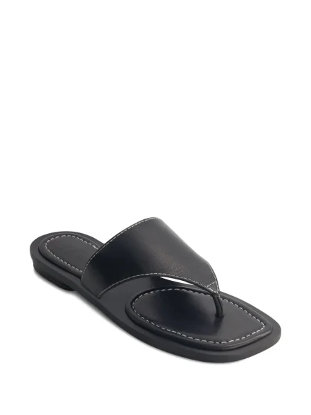 Chiloți tanga Bernardo din piele negru