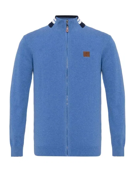 Jacey Quinn Geacă tricotată Dominic / maro albastru