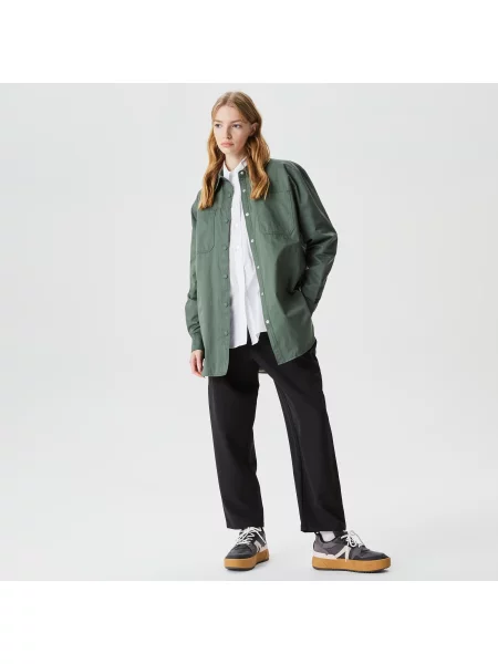 Куртка Lacoste зеленая