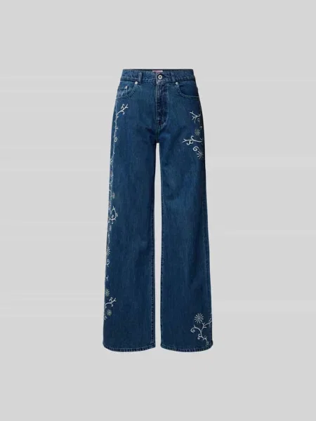 Jeansy z 5 Kenzo niebieskie