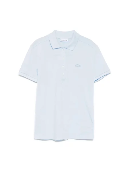 Małe mały polo Lacoste ze stretchu niebieskie