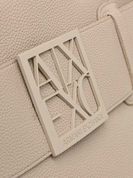 Кожаная сумка шоппер Armani Exchange