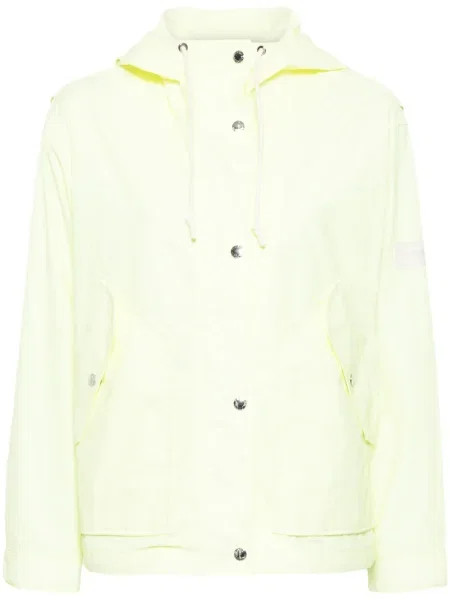 Geacă Yves Salomon cu glugă galben