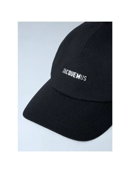 Czapka z daszkiem Jacquemus z logo czarna