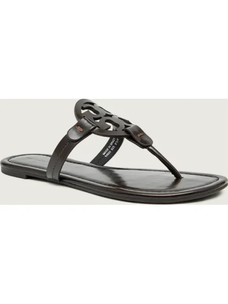 Papuci Tory Burch din piele maro