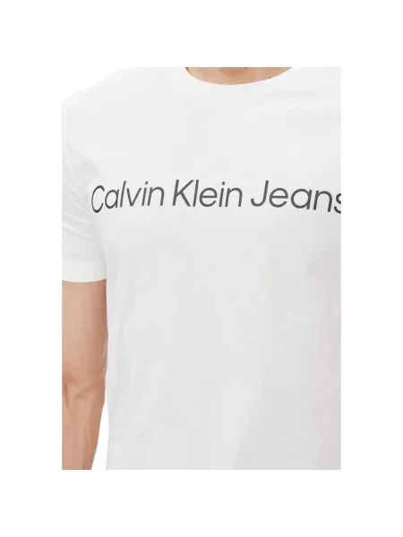 Calvin Klein Jeans Tricou | alb