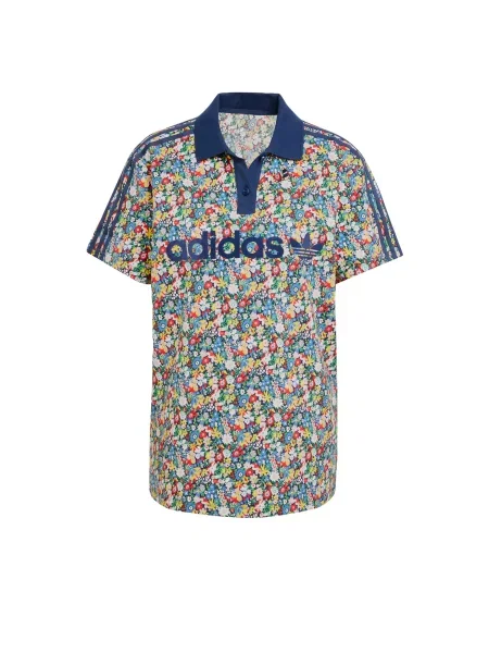 Adidas Tricou polo Liberty London Football Colorat alb