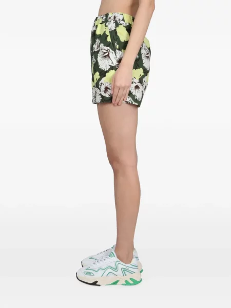 Pantaloni scurți Msgm cu model floral verde