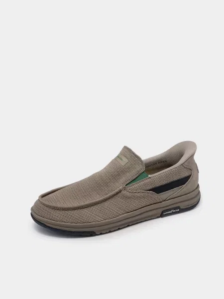 Кожаные мокасины Skechers коричневые