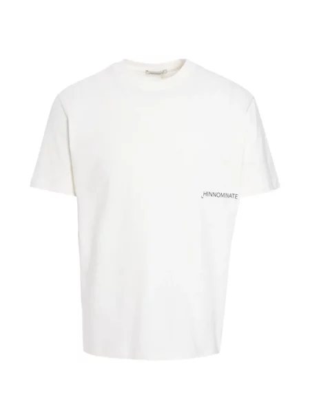 Tričko Hinnominate s potiskem s kulatým výstřihem bílé