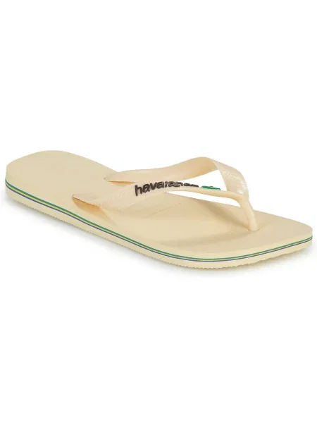 Tenisky Havaianas s autogramom béžová