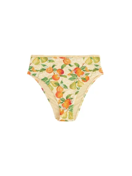 B by Ted Baker Slip costum de baie Briefs fildeş verde măr / portocaliu mandarină galben