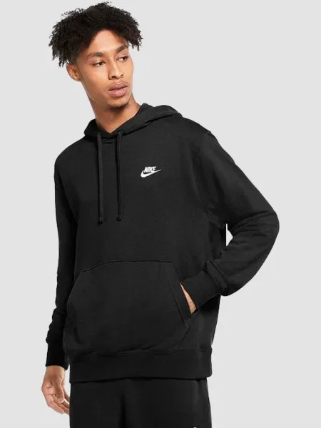 Худі NIKE M NSW CLUB HOODIE PO FT бавовна/поліестер чорний