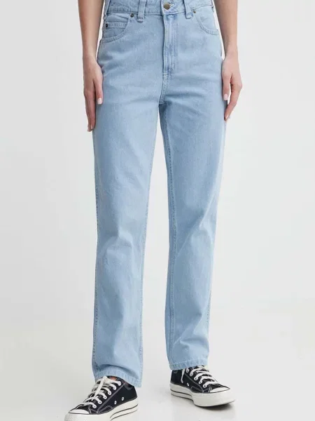 Džíny Dickies ELLENDALE DENIM high waist modré
