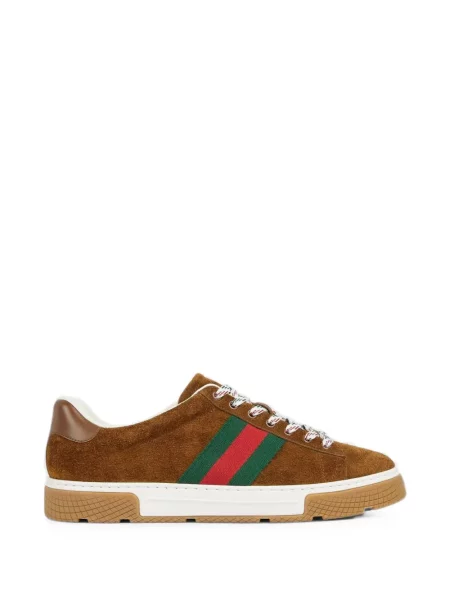 Sneakerși Gucci Ace maro