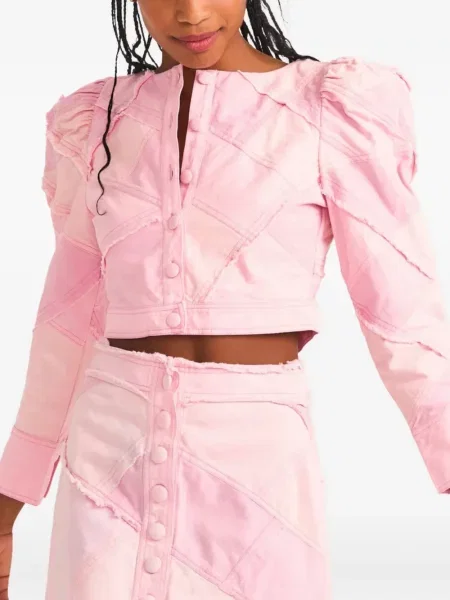 Geacă Loveshackfancy roz