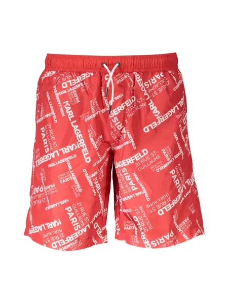 Kąpielówki Karl Lagerfeld Beachwear czerwone