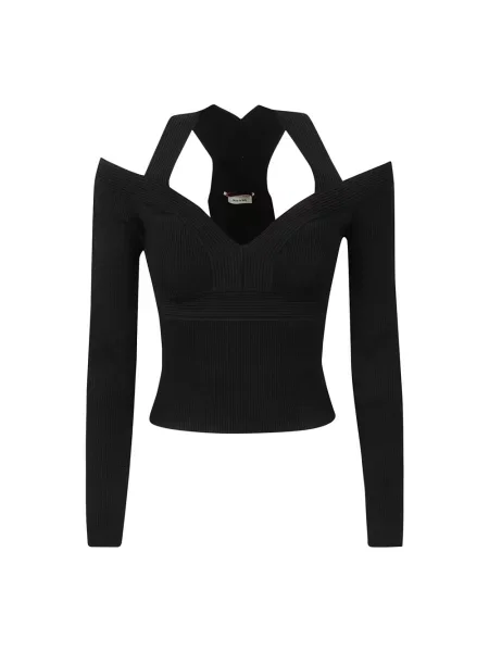 Top Alexander Mcqueen czarny