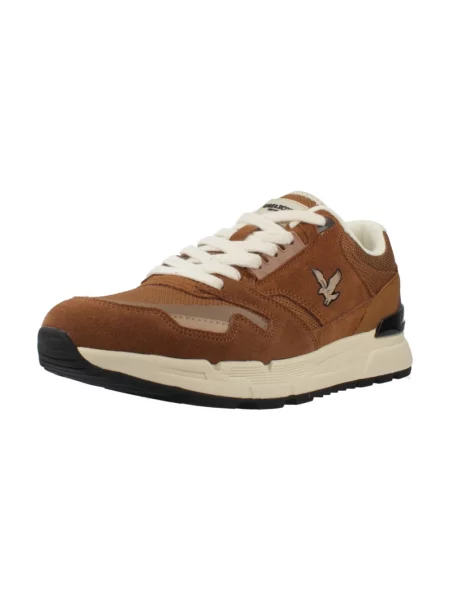 Sneakersy Lyle & Scott skórzane brązowe