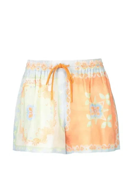 Pantaloni scurți Kate Ford cu model floral cu imagine albastru