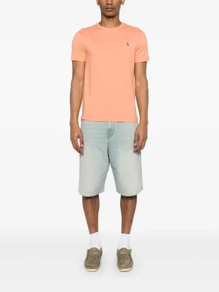 Μπλούζα Polo Ralph Lauren με κέντημα πορτοκαλί