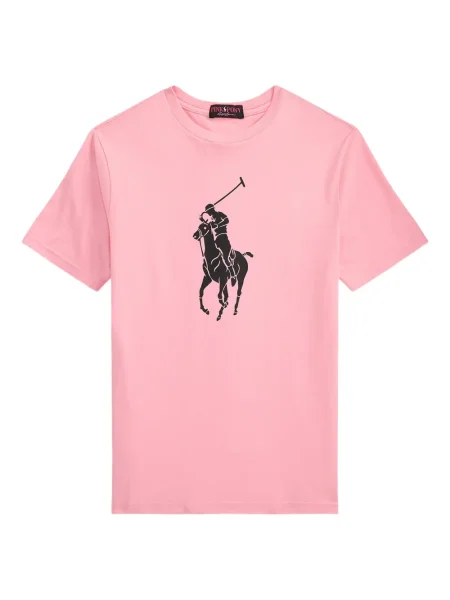 Koszulka polo dziecięca Polo Ralph Lauren różowa