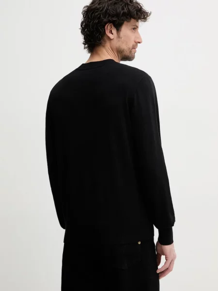 Versace Jeans Couture pulover din amestec de casmir barbati light negru