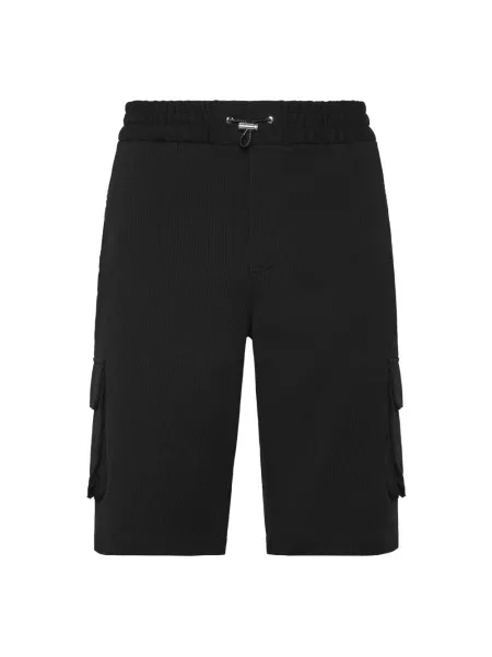 Szorty cargo Philipp Plein czarne