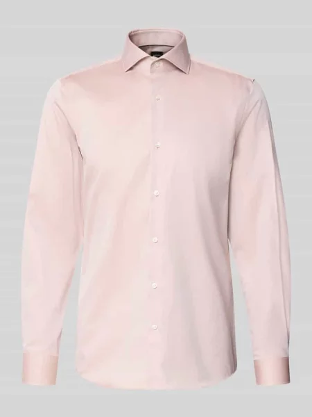 Koszula biznesowa o kroju slim fit z czystej bawełny model Boss