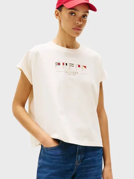 Футболка Tommy Hilfiger біла