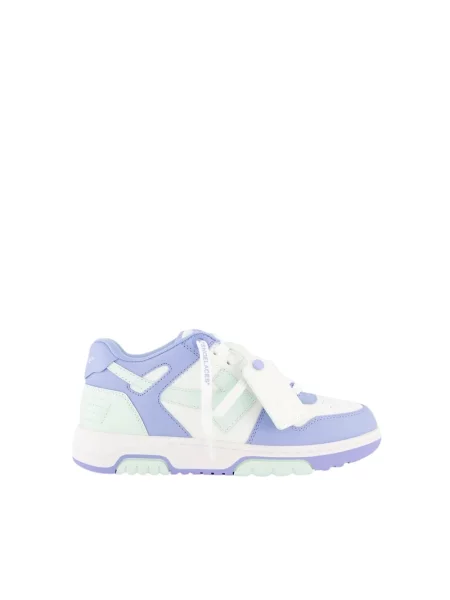 Sneakersy Off-white skórzane biznesowe białe