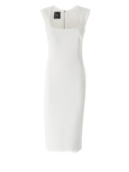 Sukienka bez rękawów Pinko bez rękawów biała