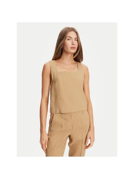 Marella Топ Terni Regular Fit бежевий