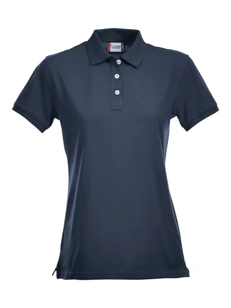 Clique Stretch Premium Polo – koszulka polo ze stretchu – dark navy niebieska