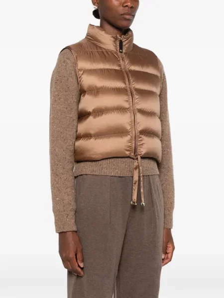 Decupat vestă Max Mara maro