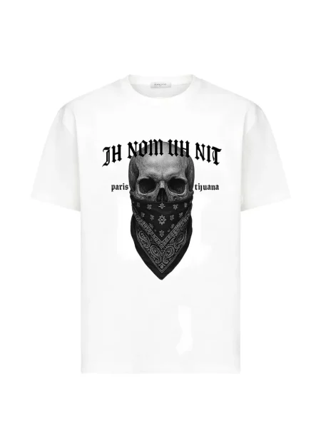 Тениска Ih Nom Uh Nit с принт бяло