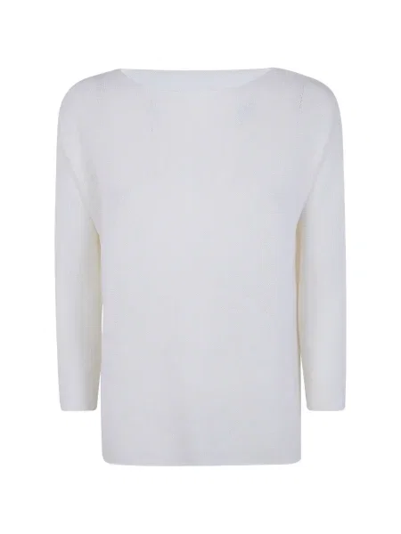 Dzianinowy top Base biały