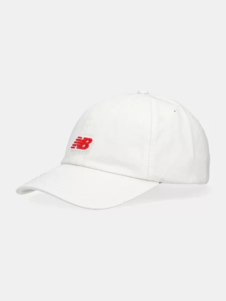New Balance șapcă de baseball din cu imprimeu alb