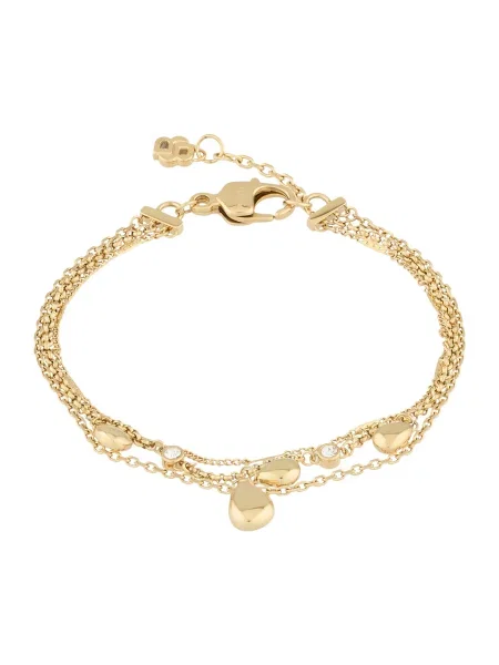 BOSS Zapestnica Selena / transparentna zlata