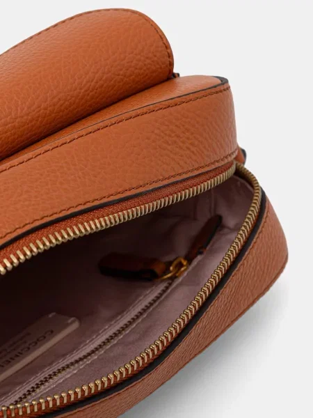 Coccinelle keresztpántos táska női bőr BEAT SOFT narancsszínű