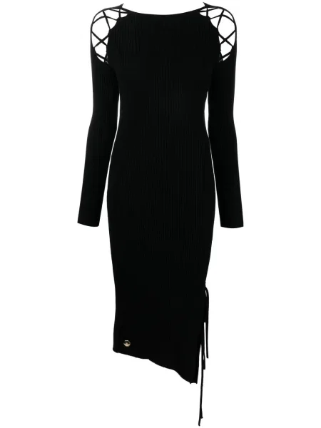 Rochie Philipp Plein tricotate de costum negru