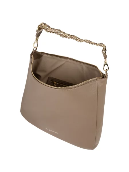 Crossbody kabelka Valentino z ekologickej kože hnedá
