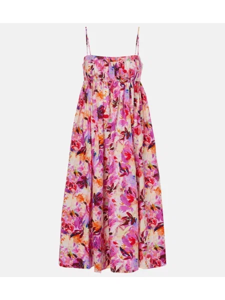 Maksi obleka Ulla Johnson s cvetličnim vzorcem