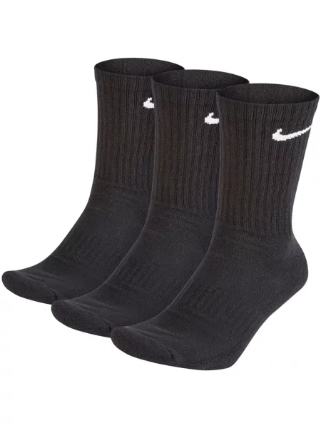 Ponožky Nike Everyday Cushioned Training Crew Socks Black/ White M bílé